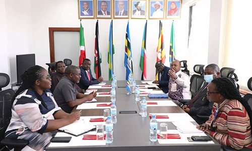 EATUC in a meeting with representatives of the East Africa Community